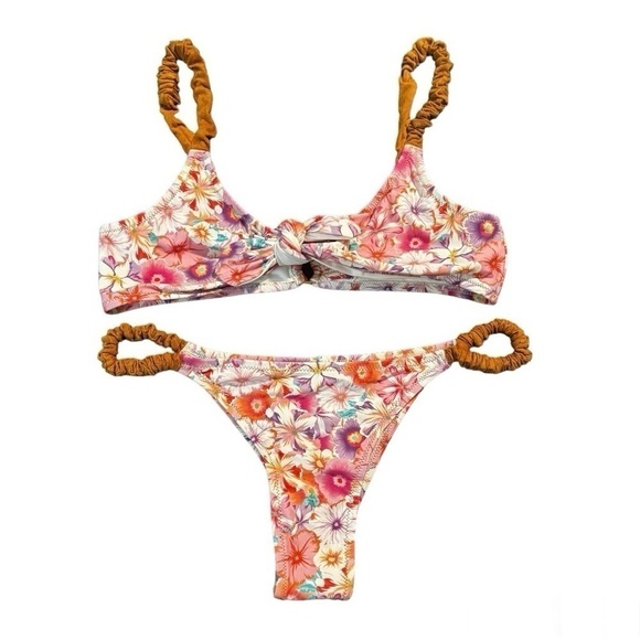 REINA OLGA Bikini Set Medium Bottom Large Top New - Picture 1 of 4